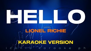 HELLO Lionel Richie  Karaoke Version [upl. by Rovelli6]