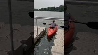 The kayak launch makes getting in and out of your kayak a breeze candock kayak docklife water [upl. by Syhr145]