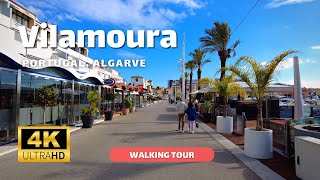 Vilamoura Algarve 2023 🇵🇹 – Walking Tour 4k – Portugal winter [upl. by Elisabet]