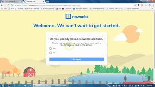 How to Sign Into Newsela from Google Classroom First Time [upl. by Ulick]