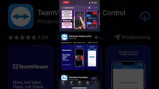 How to install TeamViewer on your iPhone apple iphone remoteaccess support teamviewer [upl. by Settle198]