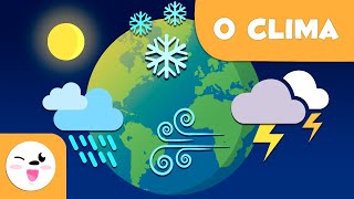 O clima para crianças  Os tipos de clima [upl. by Ellasal]