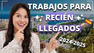 💼 10 trabajos FÁCILES y RÁPIDOS de conseguir en España SIN ESTUDIOS para inmigrantes 🇪🇸 [upl. by Albertine431]