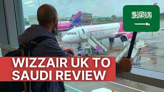 Wizzair UK to Saudi Review  The Travel Tips Guy [upl. by Ahsienot941]