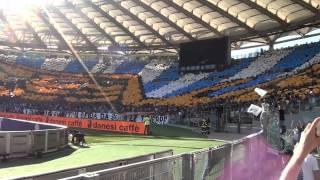 DERBY LAZIOROMA 25052015 SPETTACOLO IN CURVA NORD [upl. by Miquela]