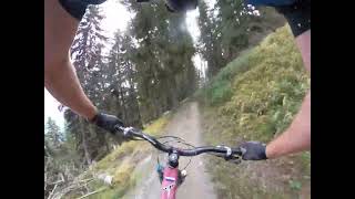 La mejor pista de Verbier bikepark probando los nuevos frenos Hope v4 en mi Canyon Spectral [upl. by Eyssej681]