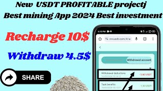 Wellcome to Northvolt USDT Project 2024Earn money onlineLongTerm ProjectRecharge 10Earn 45 [upl. by Hsetih682]