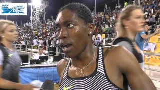 Caster Semenyas focus strength work paid off as she took a comfortable win in Doha [upl. by Rockey913]