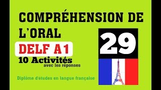 DELF A1  Compréhension de loral no 29 Listening Comprehension Online Practice [upl. by Costello]