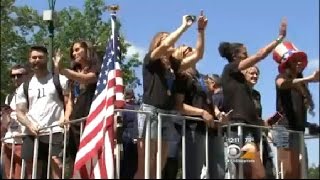 USWNT Parade Makes History [upl. by Scoter]