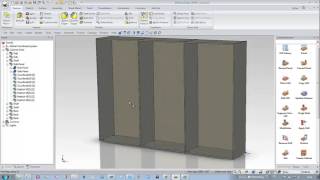 IronCAD woodLab CAD  Serieel cabinet  Nederlands [upl. by Adalai]