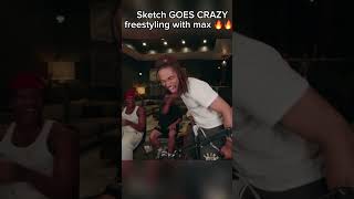 sketch freestyle with max 🔥sketch plaqueboymax clips funny kick lacy [upl. by Flessel]