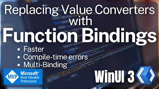 WinUI 3 Function Bindings  WinAppSDK  XAML  UWP  WPF  NET [upl. by Ylim957]