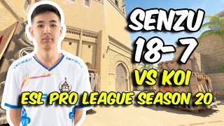 CS2 POV  The MongolZ Senzu 187 vs KOI Mirage  ESL Pro League Season 20 [upl. by Rahsab]