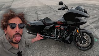 Riding The ALL NEW HarleyDavidson CVO Road Glide ST [upl. by Acinorev]