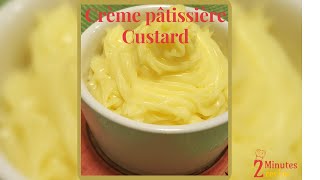 2 Minutes Recipe  Crème pâtissière fait maison facile rapide et gourmande [upl. by Uhayile]