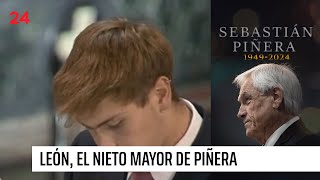 León el nieto mayor de Piñera quotEstoy orgulloso de tener a Sebastián como abueloquot  24 Horas TVN [upl. by Lucais214]