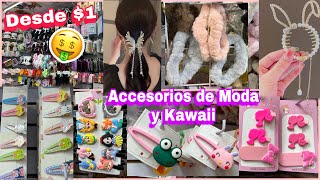 🐰 Accesorios Kawaii Pinzas Moños Diademas por Pieza Mayoreo y Docena  ATANDO ESTILO 😍 [upl. by Ueihttam]