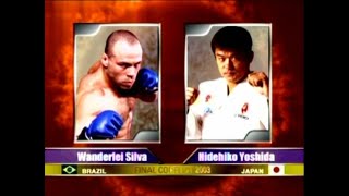 Hidehiko Yoshida vs Wanderlei Silva  Pride Final Conflict 2003 [upl. by Leahcimaj]