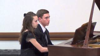 ODACS 2013 Classical Piano Duet  Nationals [upl. by Sieracki214]