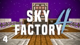 SkyFactory 4 Ep 4 Simple Storage Network  Nether [upl. by Link2]