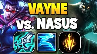 VAYNE VS NASUS TOP MATCHUP GAMEPLAY [upl. by Agnimod210]