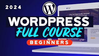 WordPress Complete Beginners Tutorial  How to Make a Website in 2024 [upl. by Eneloj267]