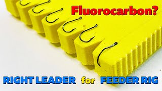 Fluorocarbon Check The right leader for feeder rig [upl. by Evvie]