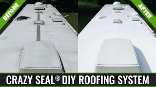 Its Finally Done  50Year RV Roof  Crazy Seal RV Roof [upl. by Aisad]