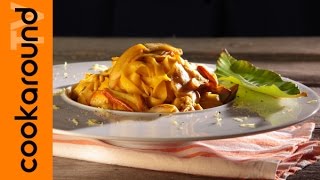 Tagliolini con cucchi e porcini  Ricetta sfiziosa [upl. by Mcferren931]