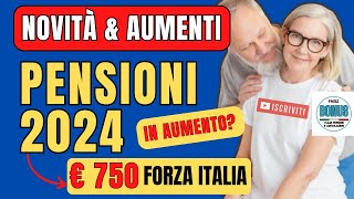 PENSIONI 2024 se AUMENTANO fino a 735 Euro Supplimenti Richiedibili e Garanzia Pensionistica [upl. by Isma]