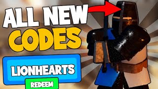 ALL LIONHEARTS CRUSADE CODES February 2022  ROBLOX Codes SECRETWORKING [upl. by Chui]