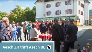 Aesch trifft Aesch  Besuch aus dem «Züribiet»  BirsstadtTV Aesch [upl. by Pebrook]