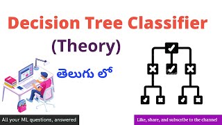 Decision Tree Classification Theory in Telugu  Machine Learning in Telugu  Nerchuko [upl. by Secnarf]