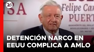 La detención de jefes narcos en EEUU complica a López Obrador [upl. by Annaej]