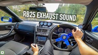 Nissan Skyline R34 GTT Sunday Drive RAW Sound [upl. by Spiro]