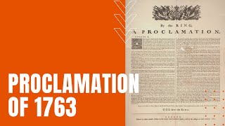 What Was The Proclamation of 1763 [upl. by Bixler]