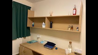 Room Tour Shared Bathroom amp Kitchen  Wessex Lane Hall University of Southampton [upl. by Wonacott470]