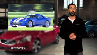 2013 SRT Viper pricing amp options announced  Autoweek TV with Jake Lingeman [upl. by Nisbet]