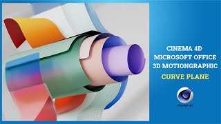 HOW TO CREATE Microsoft Office 360 UI microsoftdesigner Microsoft365 Cinema4D MotionGraphic [upl. by Vaientina]