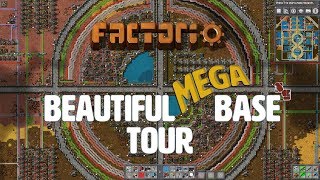 FACTORIO  Beautiful Mega Base Tour [upl. by Cookie68]