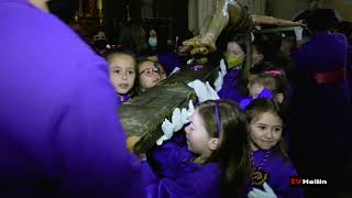 JUEVES SANTO EN HELLÍN  Puesta en andas del Cristo Crucificado  14 de abril de 2022 [upl. by Sac911]