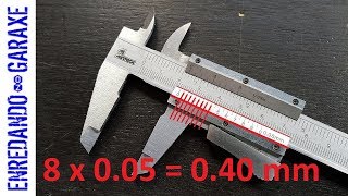 How to read the caliper Vernier scale easily [upl. by Einnal]