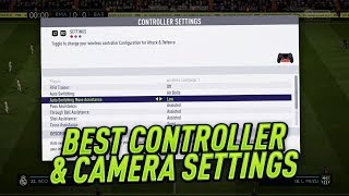 BEST CONTROLLER AND CAMERA SETTINGS IN FIFA 18 TUTORIAL  ALL SETTINGS EXPLAINED [upl. by Sej]