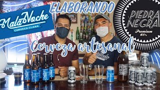 ¿COMO SE HACE LA CERVEZA ARTESANAL  100 ZACATECANA MALA NOCHE PIEDRA NEGRA [upl. by Ahsi262]