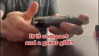 Review of Xifei torch cigar lighter small round portable makes a great gift for fathers day [upl. by Fredi]