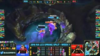 REN vs DIG  4 FUNNY EXECUTIONS IN 1 MINUTE TO TOWER  RIFT HERALD REN vs DIG Highlight [upl. by Ileyan248]