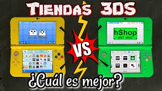 3DS Tiendas  Ghost eShop vs 3hs  ¿Cúal es mejor [upl. by Natty]