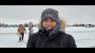 2023 GIMLI ICE FESTIVAL ICE FISHING DERBY  Manitoba  Lake Winnipeg  Manitoba Canada [upl. by Mcevoy]