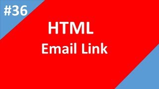 Email Link in Html  Part 36  Html Tutorial Tech Talk Tricks [upl. by Araid834]